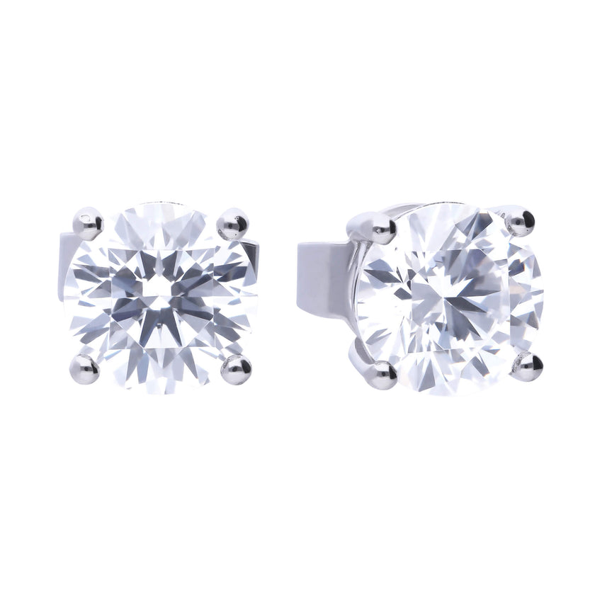 Diamonfire Ohrstecker mit vier Krappen, Karat