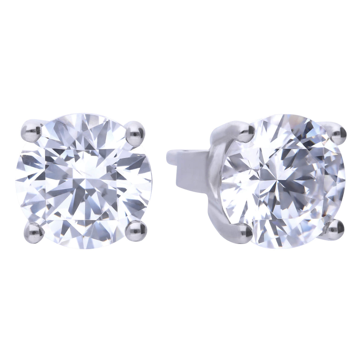 Diamonfire Ohrstecker mit vier Krappen, Karat