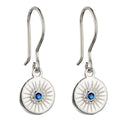 Beginnings Diamond Cut Disc Drop Earrings