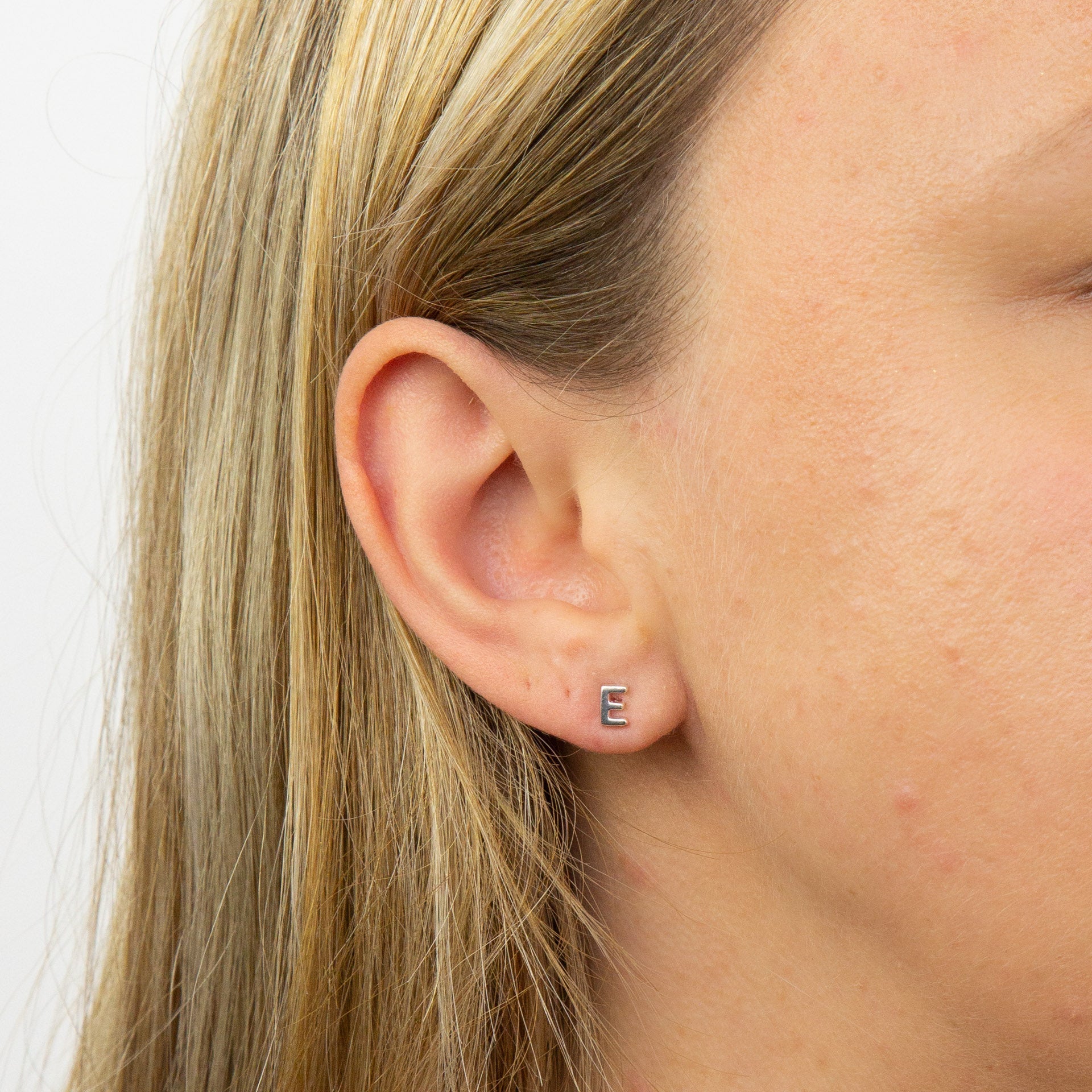 Beginnings Initial Stud Earrings
