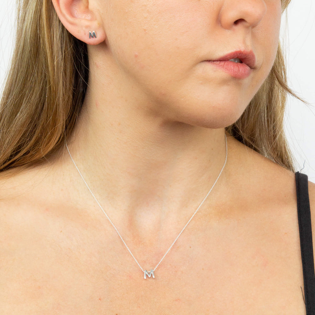 Beginnings Initial Stud Earrings