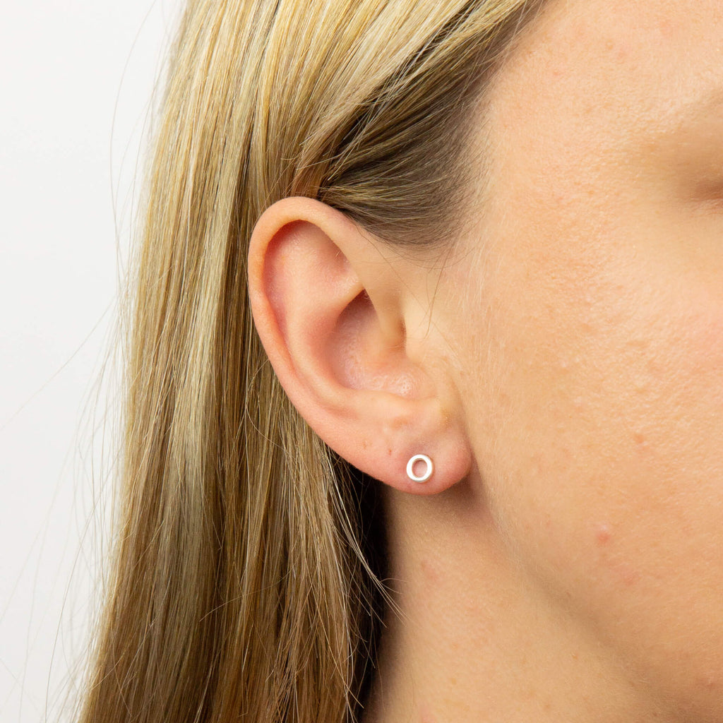 Beginnings Initial Stud Earrings