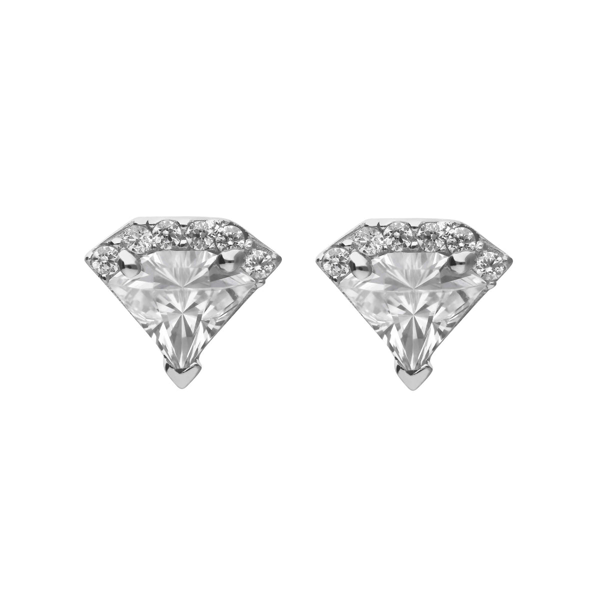 Diamonfire Ohrstecker mit Zirkonia in Diamantform