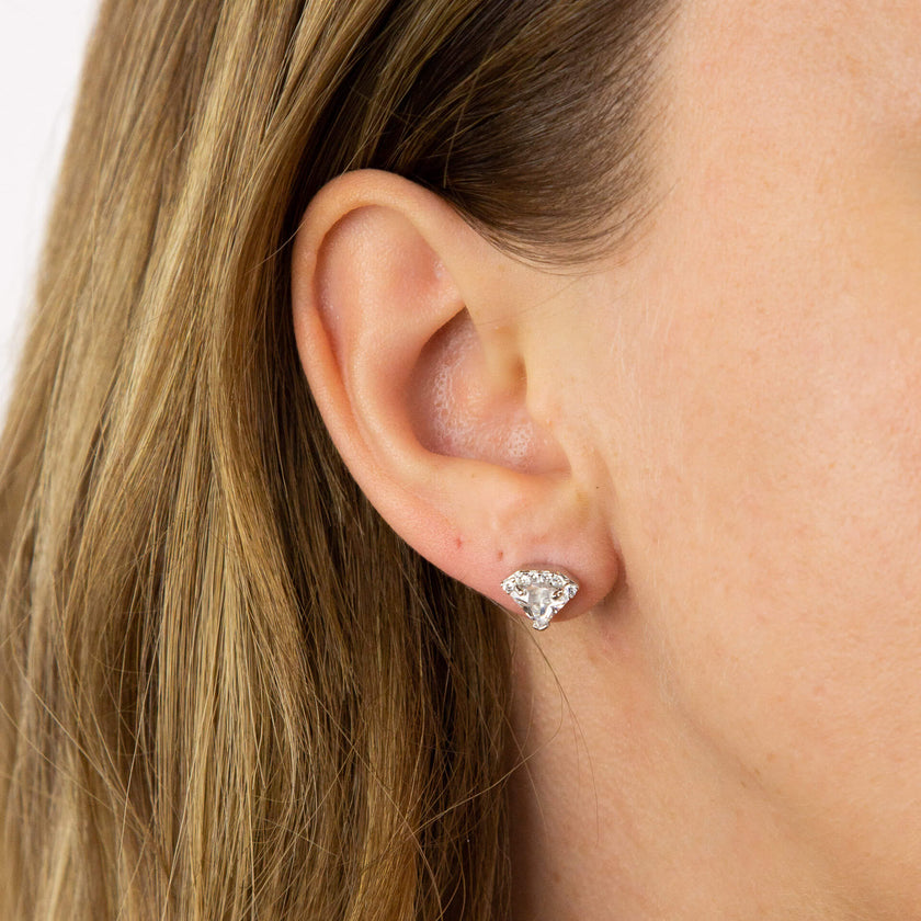 Diamonfire Ohrstecker mit Zirkonia in Diamantform