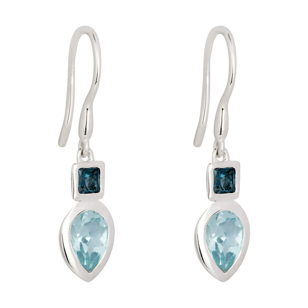 Beginnings Iris Petal Drop Earrings