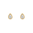 Beginnings Teardrop Ohrstecker mit Zirkonia