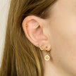 Beginnings Teardrop Ohrstecker mit Zirkonia