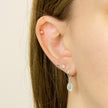 Beginnings Star Stud Earrings with Cubic Zirconia