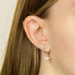 Beginnings Teardrop Ohrstecker mit Zirkonia