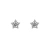 Beginnings Star Stud Earrings with Cubic Zirconia