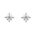 Beginnings Starburst Stud Earrings with Cubic Zirconia