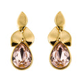 Beginnings Petal Drop Stud Earrings with Crystal
