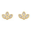 Beginnings Lotus Flower Stud Earrings