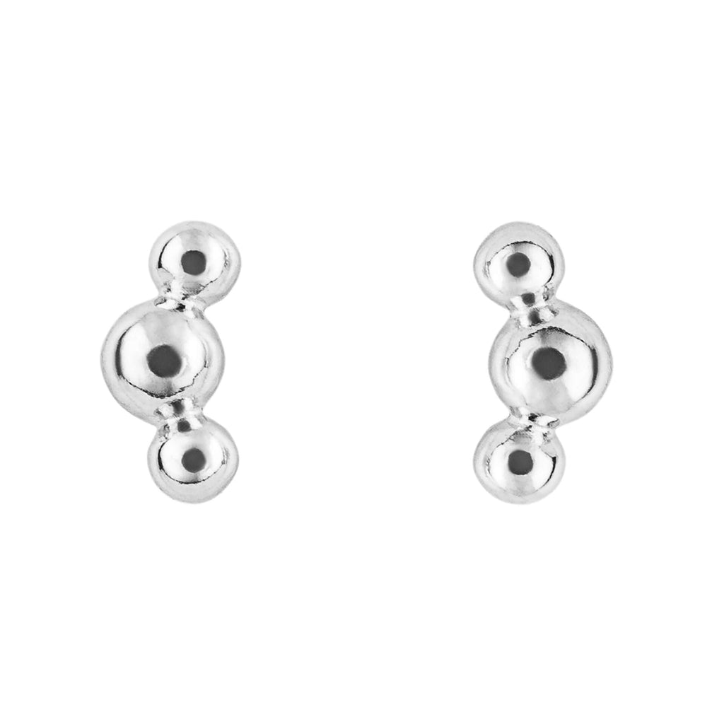 Beginnings Triple Ball Stud Earrings