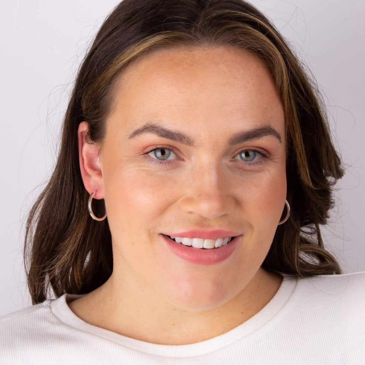 Beginnings Square Cut Hoop Earrings