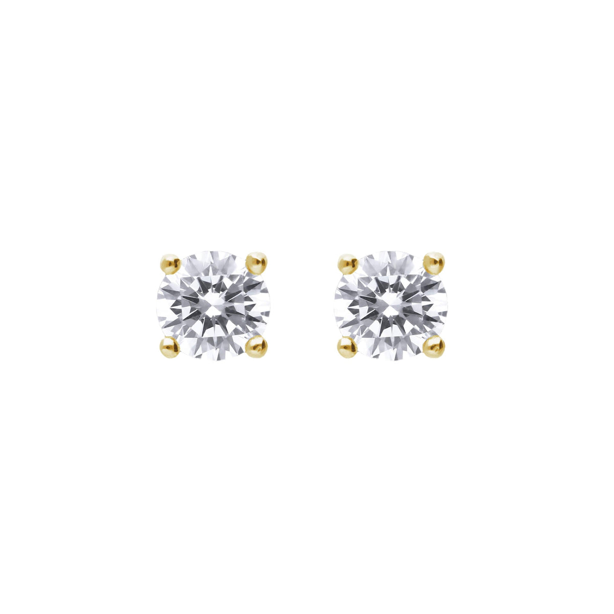 Diamonfire Ohrstecker mit vier Krappen, Karat