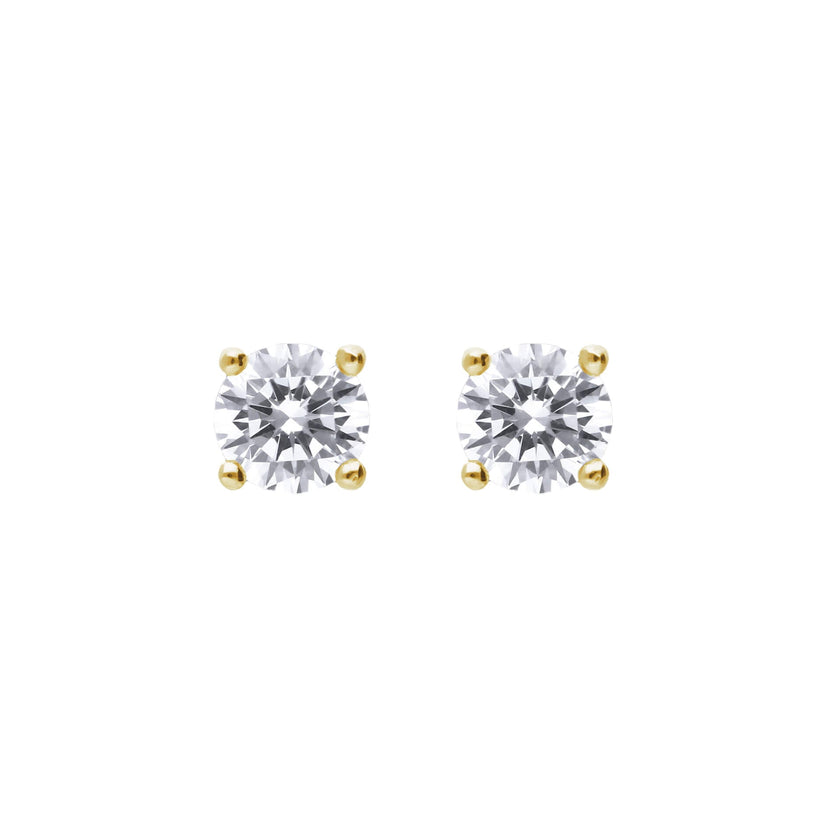Diamonfire Ohrstecker mit vier Krappen, Karat