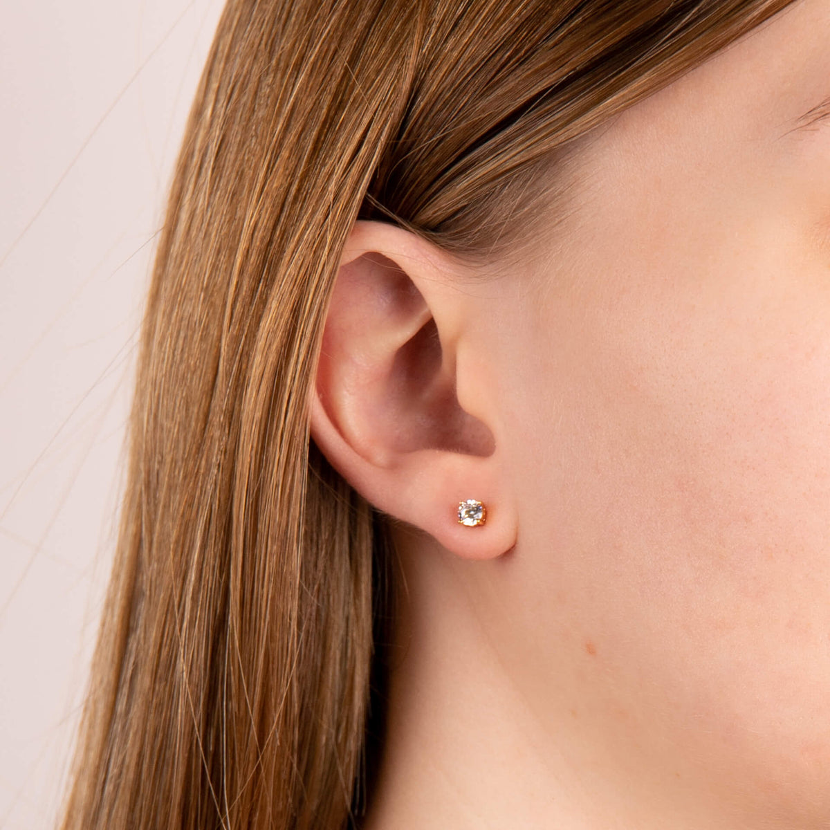 Diamonfire Ohrstecker mit vier Krappen, Karat