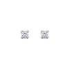 Diamonfire Four Claw Solitaire Stud Earrings
