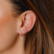 Diamonfire Four Claw Solitaire Stud Earrings