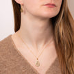 Beginnings Cut Out Lace Pattern Drop Earrings