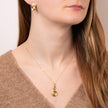 Beginnings Double Spiral Disc Drop Earrings