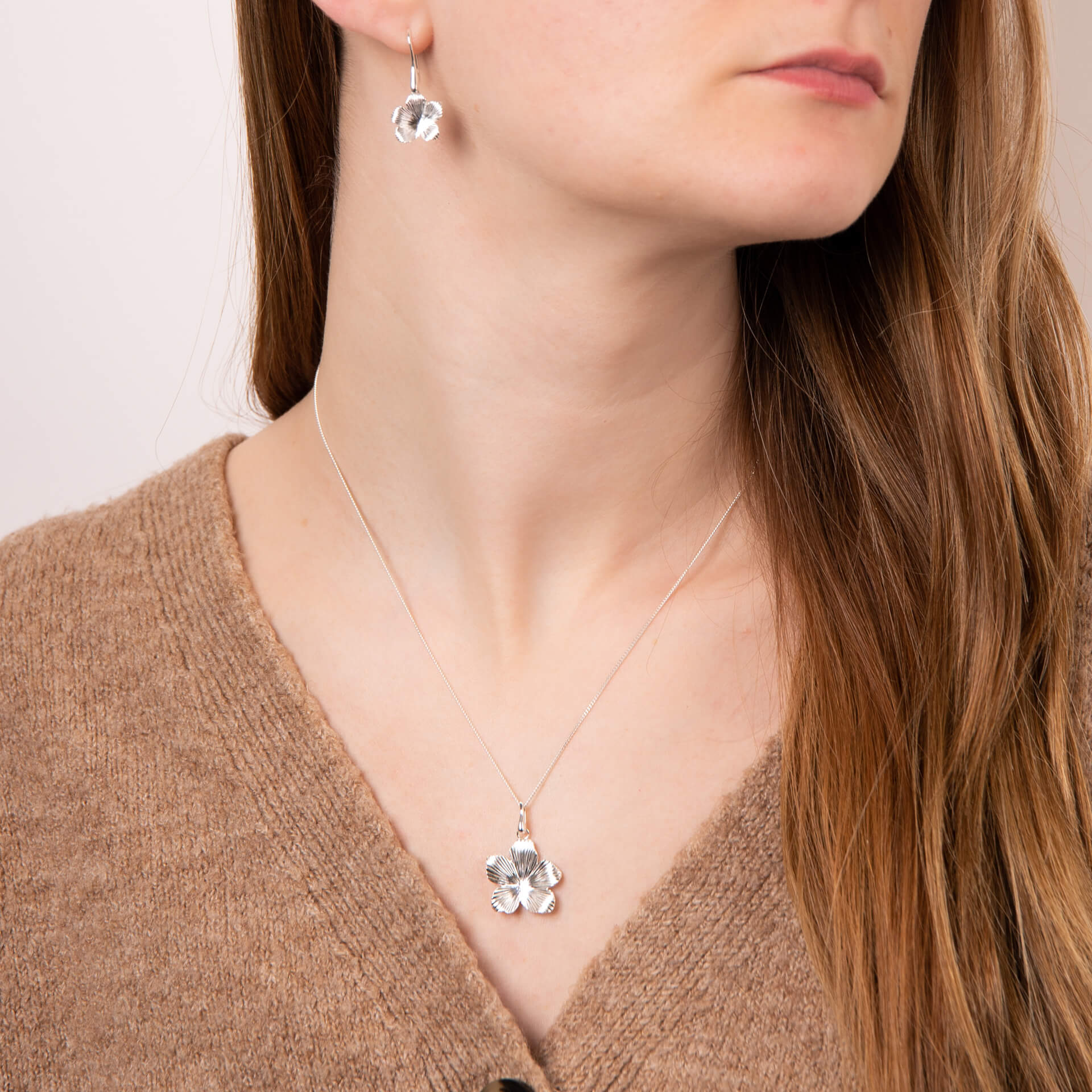 Beginnings 3D Floral Pendant