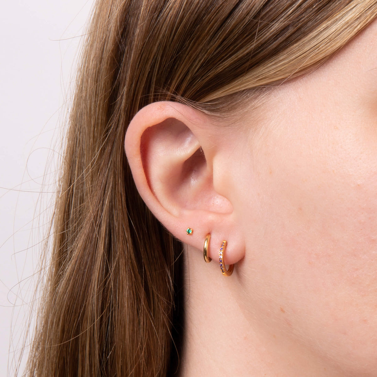 Beginnings Plain Hoop Earrings