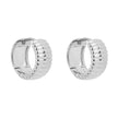 Beginnings Textured Ridges Hoop Earrings