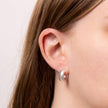 Beginnings Textured Ridges Hoop Earrings