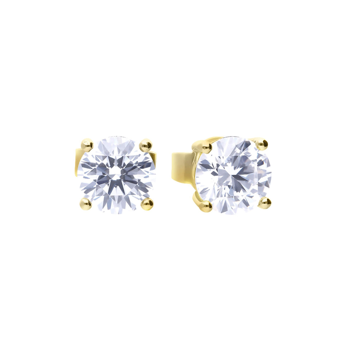 Diamonfire Ohrstecker mit vier Krappen, Karat