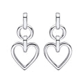 Beginnings Open Heart Drop Earrings