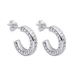 Beginnings Textured Channel Hoop Earrings