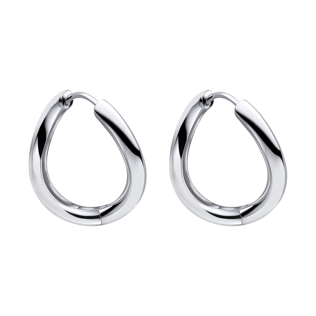Beginnings Infinity Twist Hoop Earrings