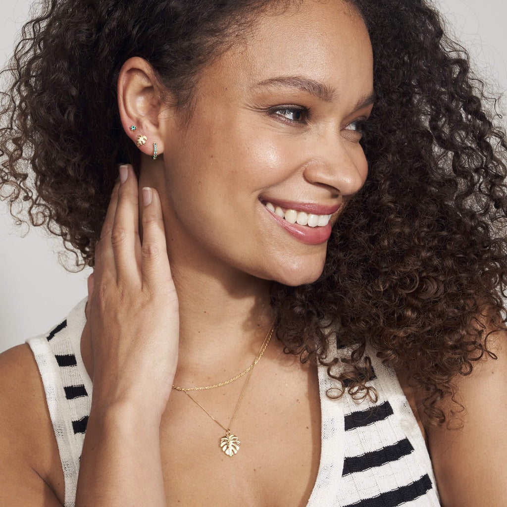 Beginnings Crystal Hoop Earrings