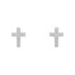 Beginnings Small Cross Studs Earrings
