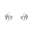 Beginnings Organic Wave Teardrop Stud Earrings