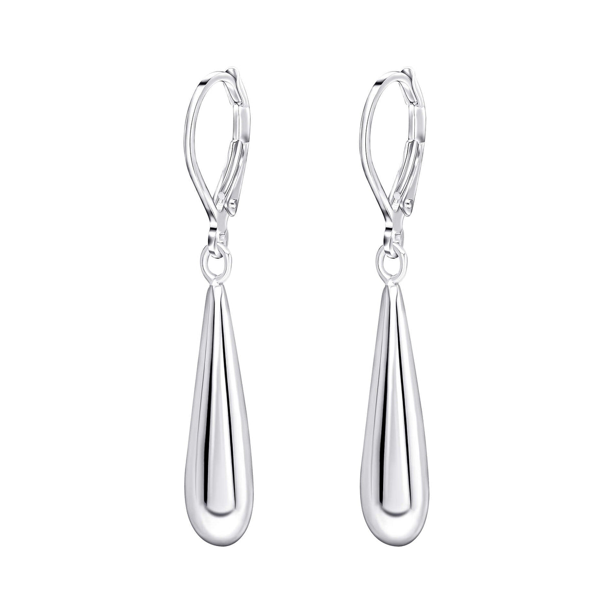 Beginnings Elongated Teardrop French Hook Earrings