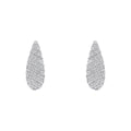 Beginnings Channel Set Droplet Stud Earrings