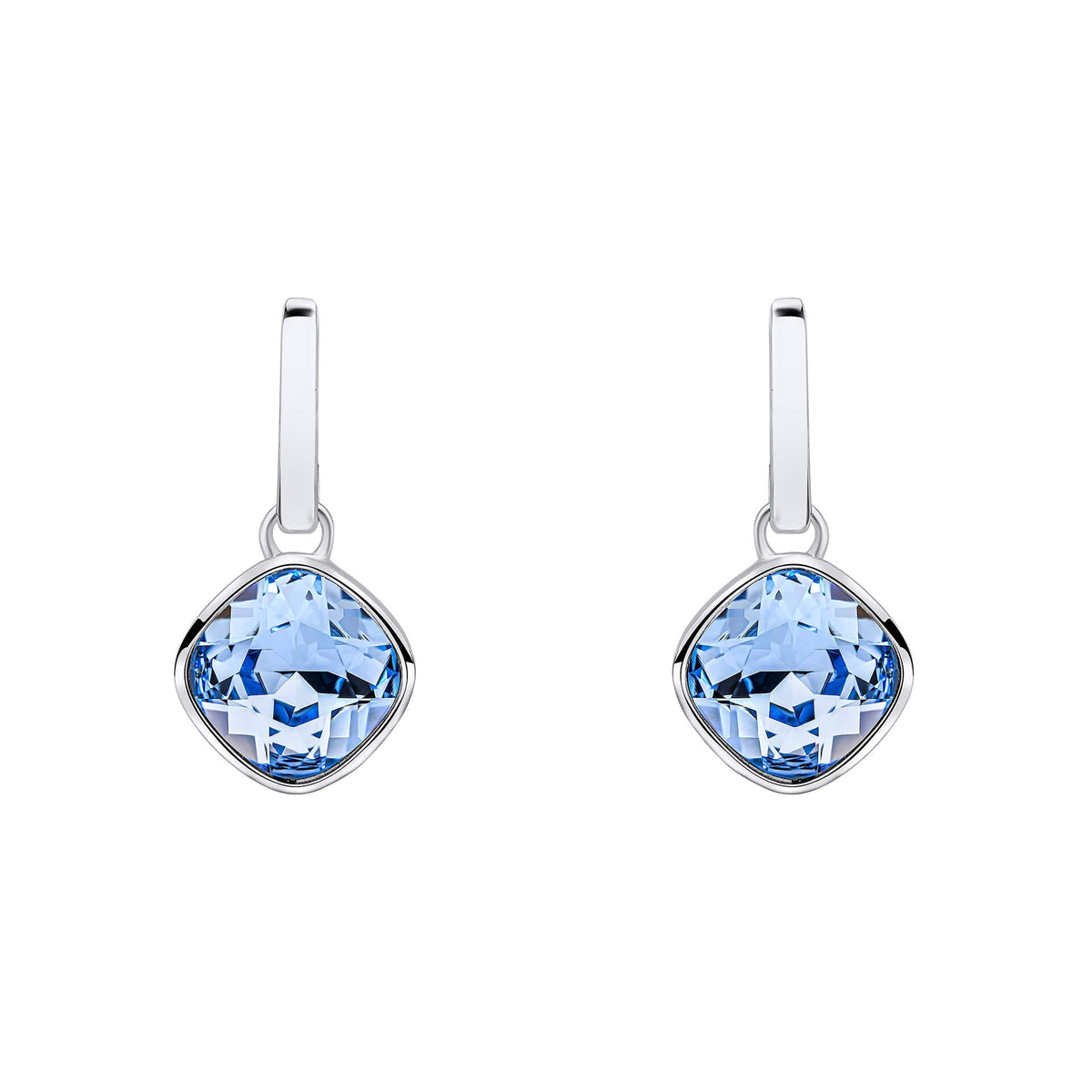 Beginnings Cushion Cut Crystal Drop Stud Earrings