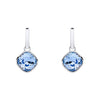 Beginnings Cushion Cut Crystal Drop Stud Earrings