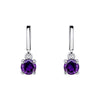 Beginnings Round Semi Precious Drop Stud Earrings
