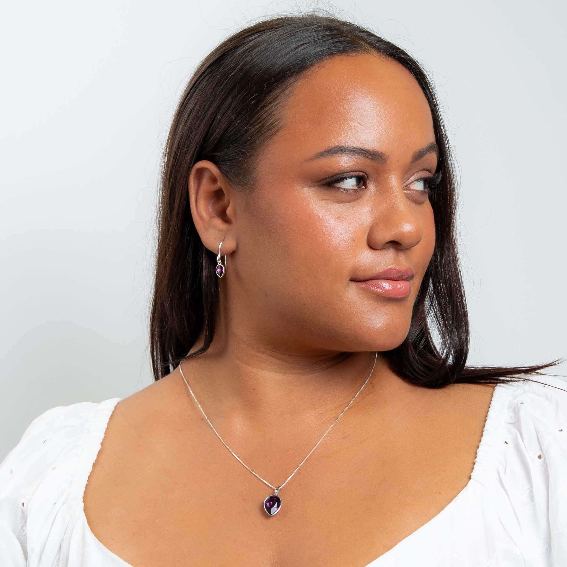 Beginnings Pear Shape Crystal Pendant