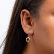 Beginnings Woven Circle Drop Earrings