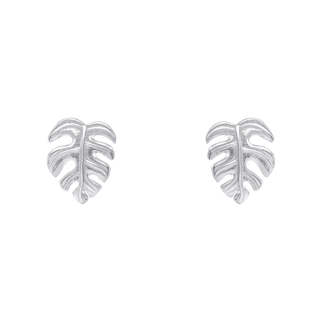 Beginnings Monstera Leaf Stud Earrings