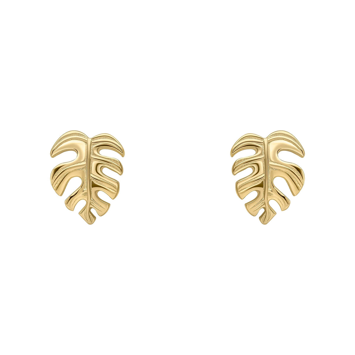 Beginnings Monstera-Blatt-Ohrstecker