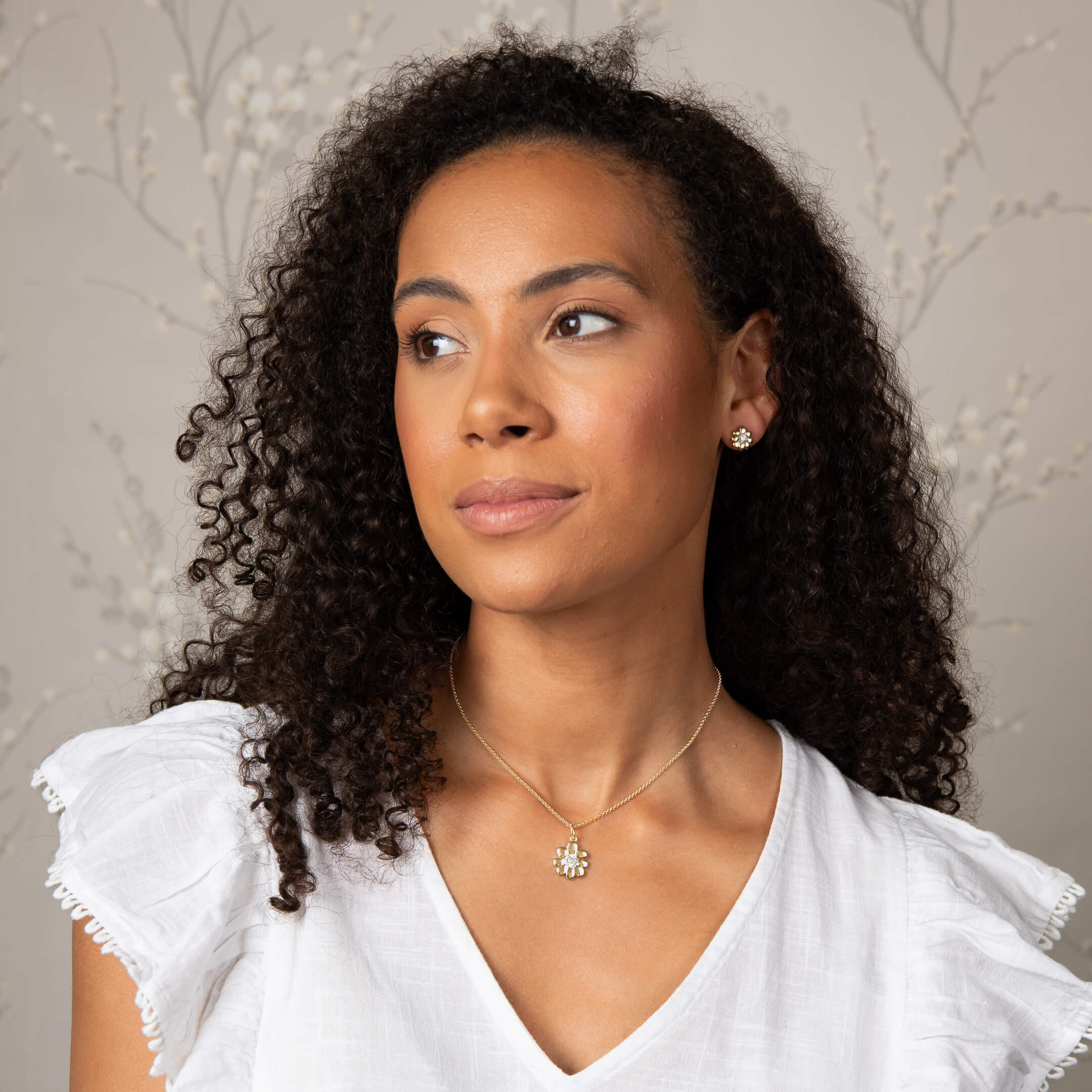 Laura Ashley Fashion Cosmos Flower Necklace