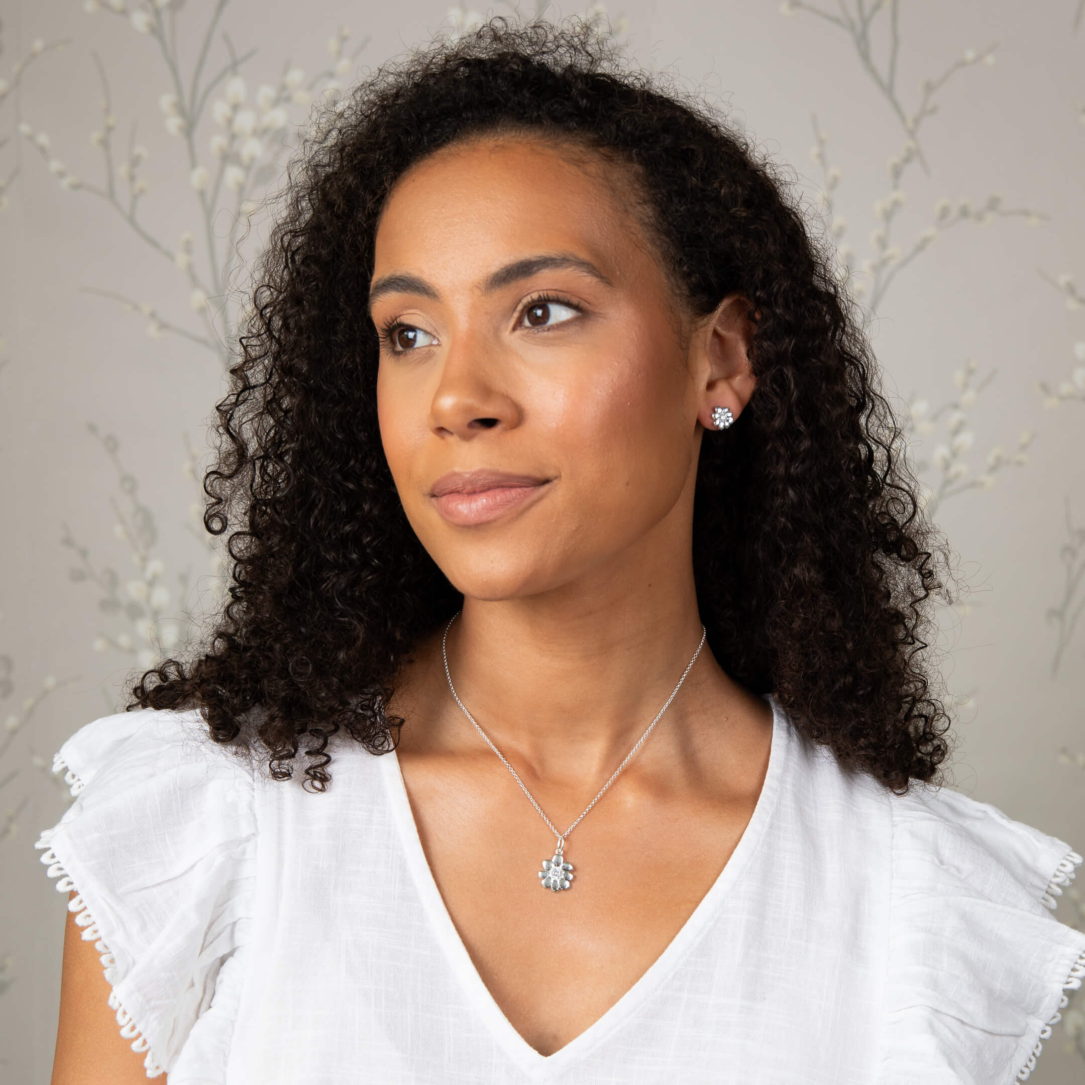 Laura Ashley Fashion Cosmos Flower Necklace