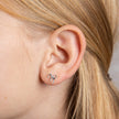Laura Ashley Fashion Children’s Ribbon Bow Earrings