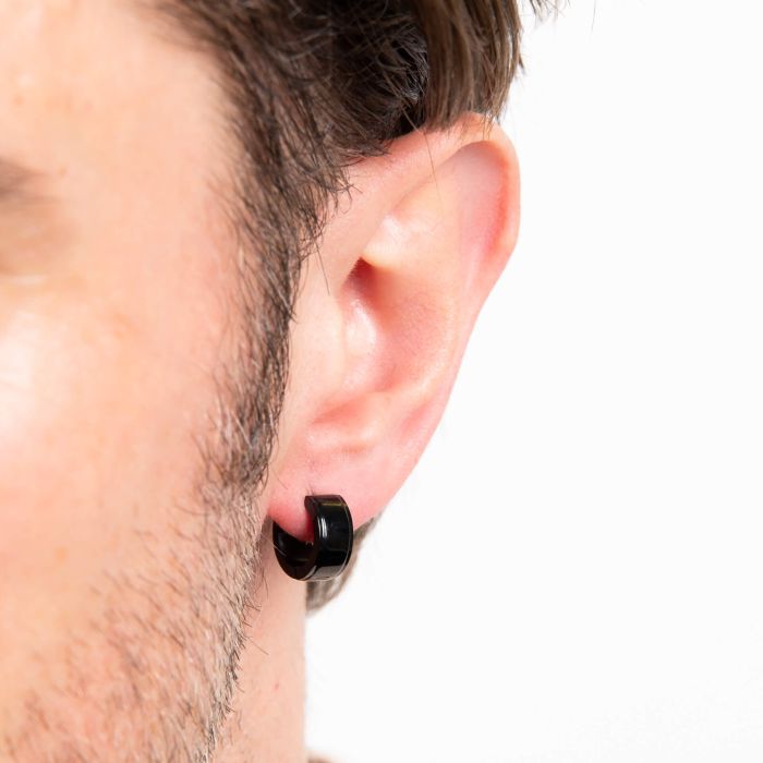 Fred Bennett Stainless Steel Hoop Earrings